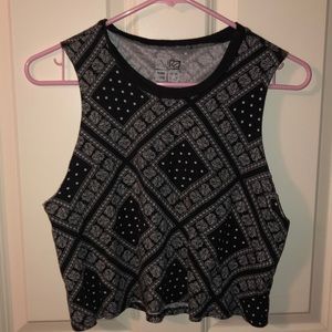 Black and White Nollie Tank